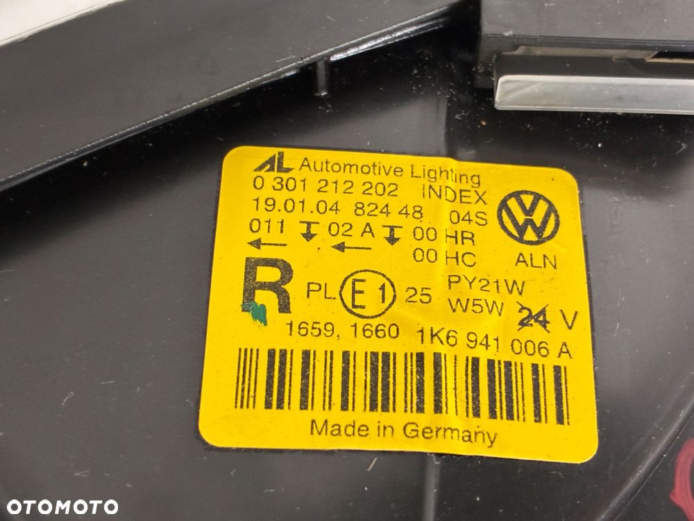 Vw Golf 5 V 1K6941006 LAMPA PRZÓD PRZEDNIA PRAWA  EUROPA - 11