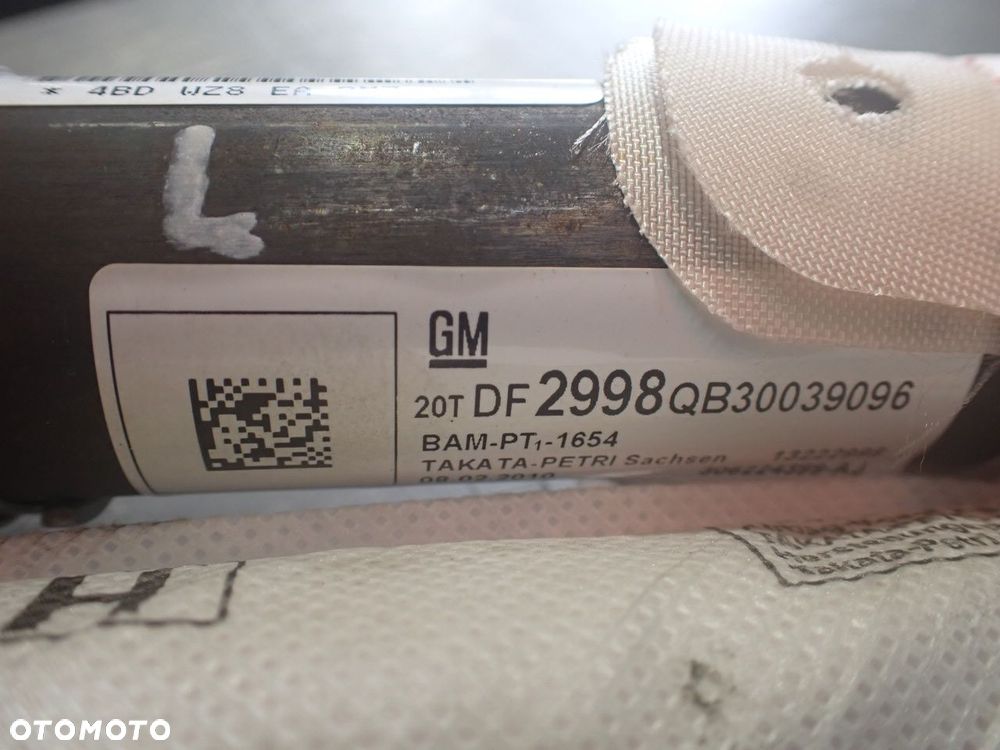 KURTYNA POWIETRZNA LEWA KIEROWCY OPEL INSIGNIA A - 9