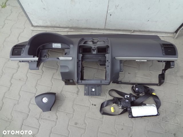 VW TOURAN LIFT 06-10 DESKA PODUSZKI AIRBAG KOMPLET - 1