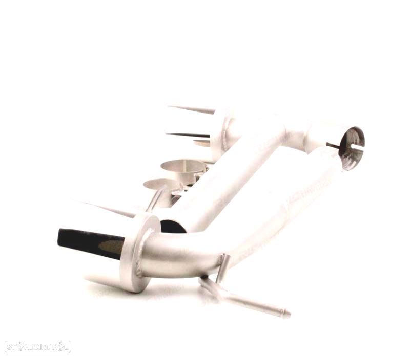 CONJUNTO PONTEIRAS DE ESCAPE DUPLA BMW F30 F31 LOOK M PERFORMANCE - 3