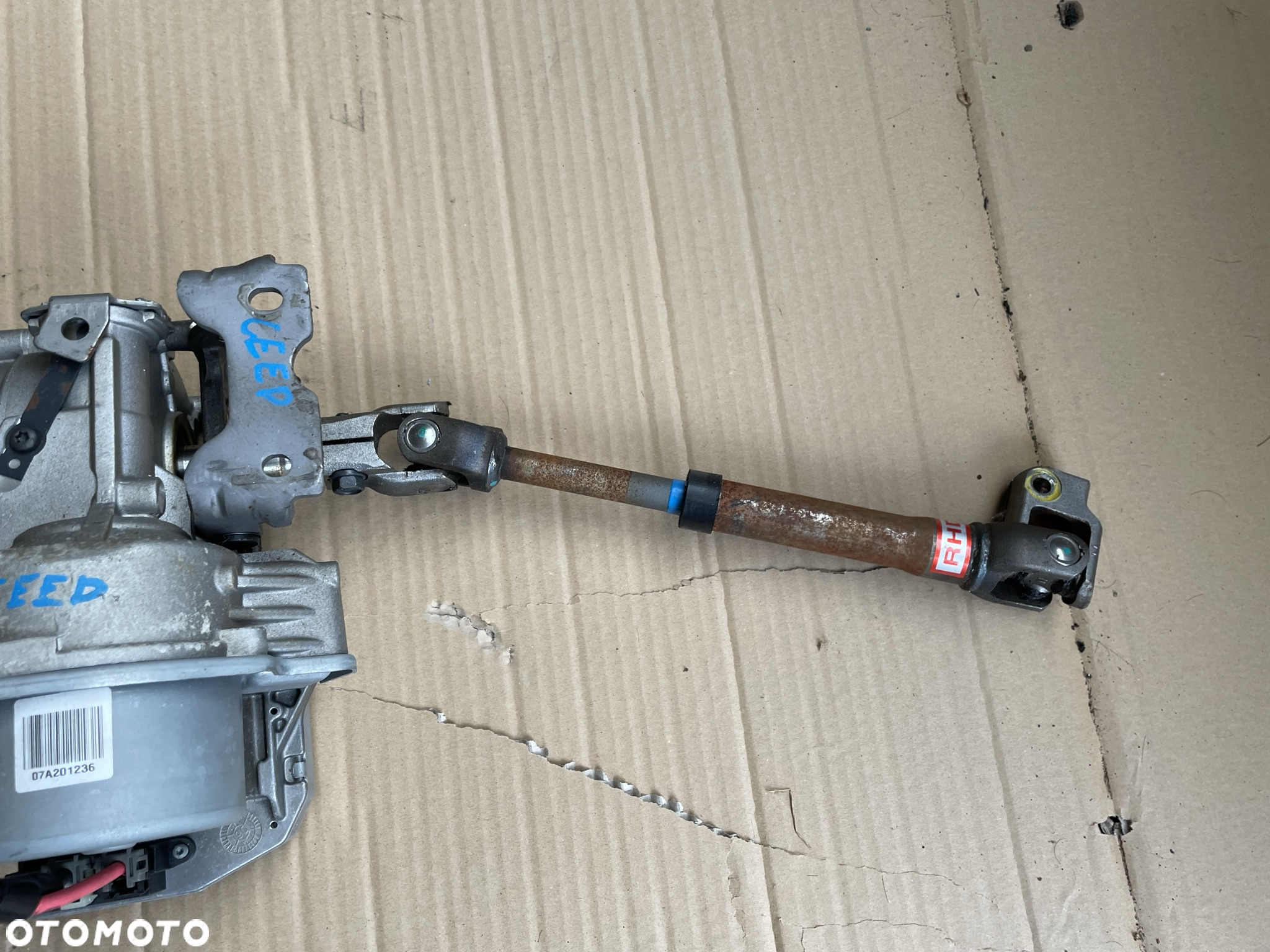 KIA CEED I 06-12r WSPOMAGANIE ELEKTRYCZNE KOLUMNA KIEROWNICZA ANGLIK 563001H500 - 4