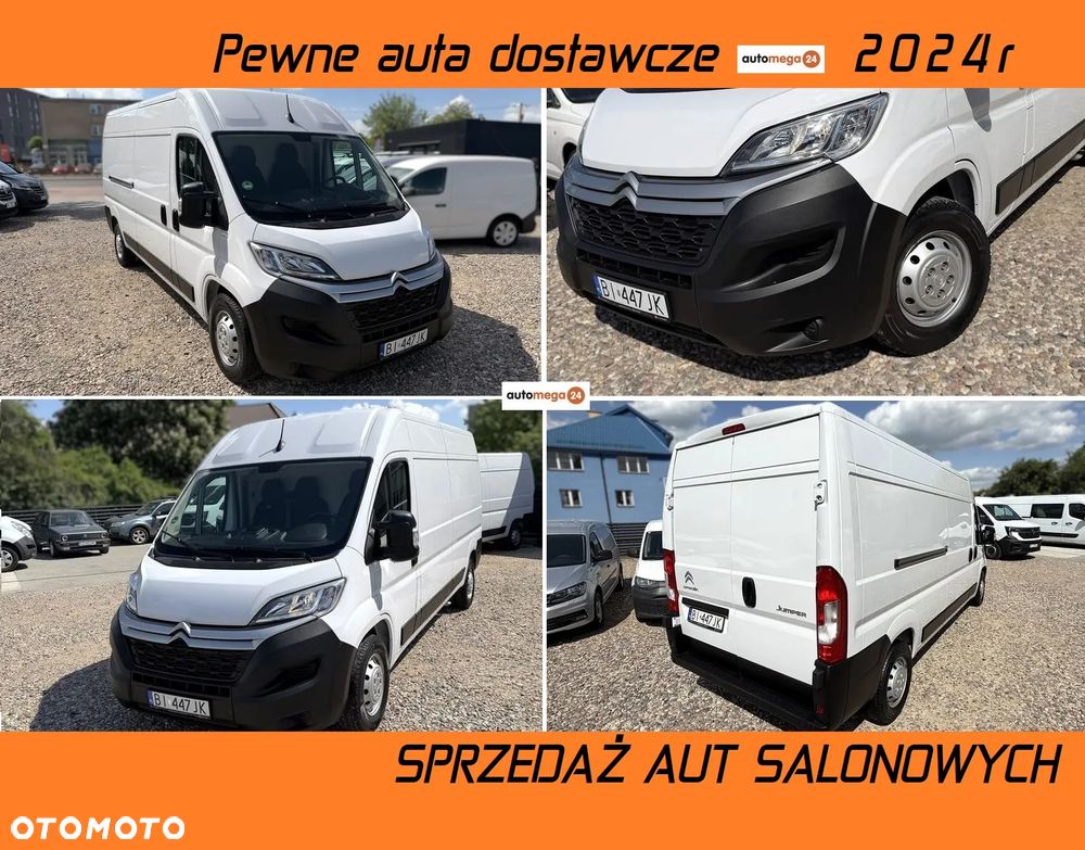 Citroën JUMPER WZMOCNIONY L3H2 HEAVY MAXI 3.5t Ładowność 1500kg Homologacja haka 3t.  SILNIK Euro-6 Starszej konstrukcji PSA Poj..2179cm3 140KM Trwały bezawaryjny na pojedynczej turbinie Nie!! Stelantis!! Koła 16' Hamulce wzmocnione BREMBO, Podwójne resory! Pełna zabudowa ładowni! Najtrwalsza konfiguracja maxi VAN L3H2 13m3 - 3