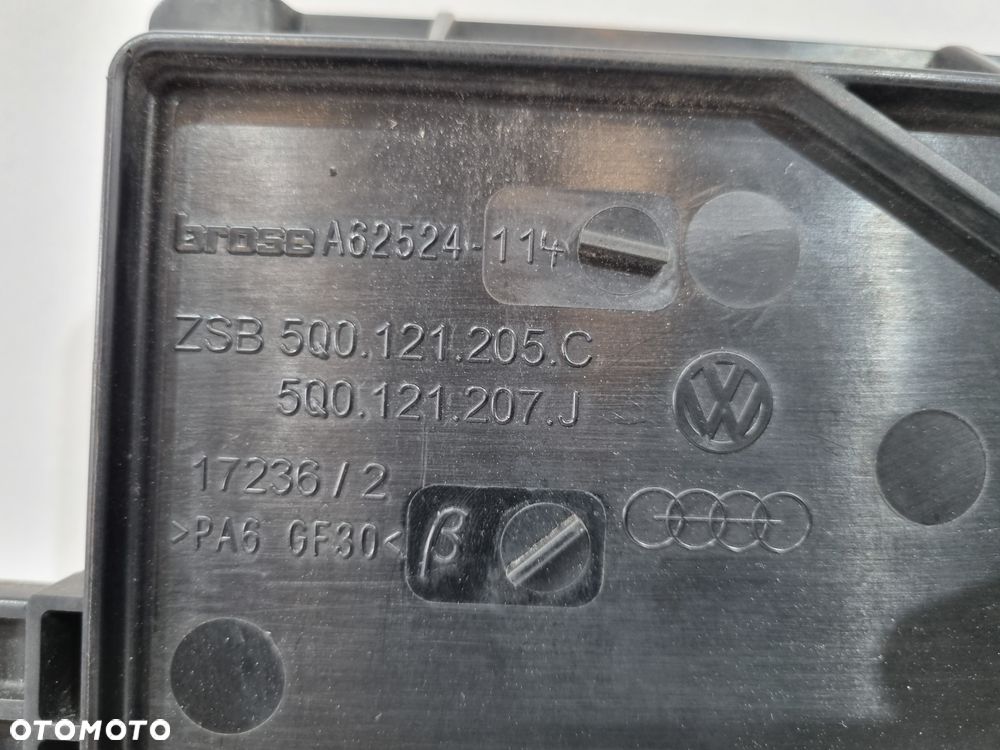 VW SEAT SKODA AUDI WENTYLATOR CHŁODNICY WIATRAK 5Q0959455AQ 5Q0121203CD 5Q0121205C - 5