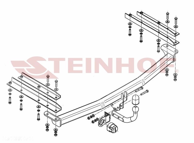 Hak holowniczy + MODUŁ 7PIN  do Chrylser Grand Voyager Stow - 2