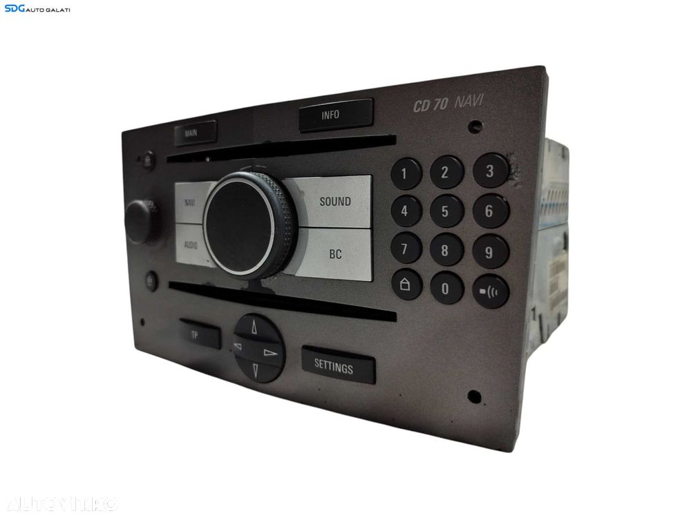 Unitate Radio CD Player Navi Navigatie GPS CD70 Opel Astra H 2004 - 2010 Cod 13157570 [L6244] - 3