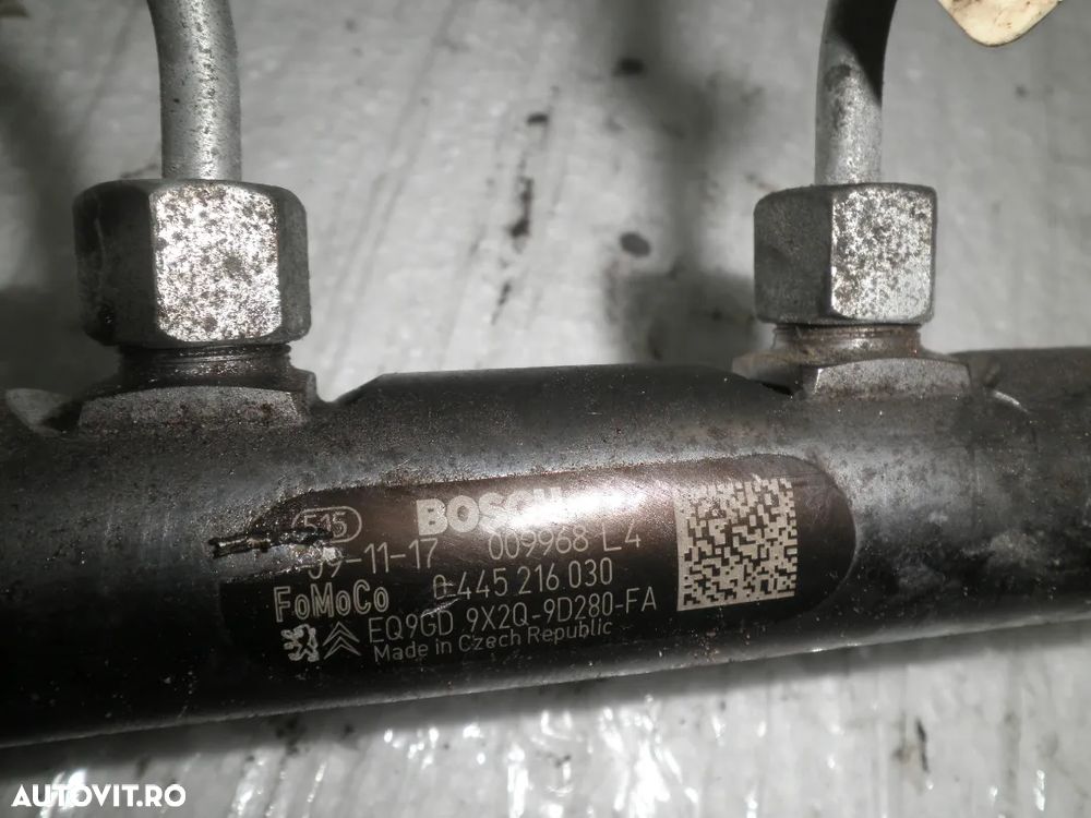 Rampa injectoare dreapta Jaguar XF, Range Rover, Discovery 4, Citroen C5, 3.0 d 0445216030 9X2Q-9D280-FA - 3
