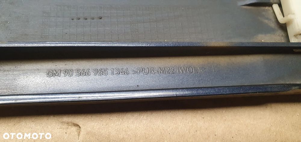 Listwa zderzaka lewy tył tylna lewa Opel Omega B 90566965 - 7
