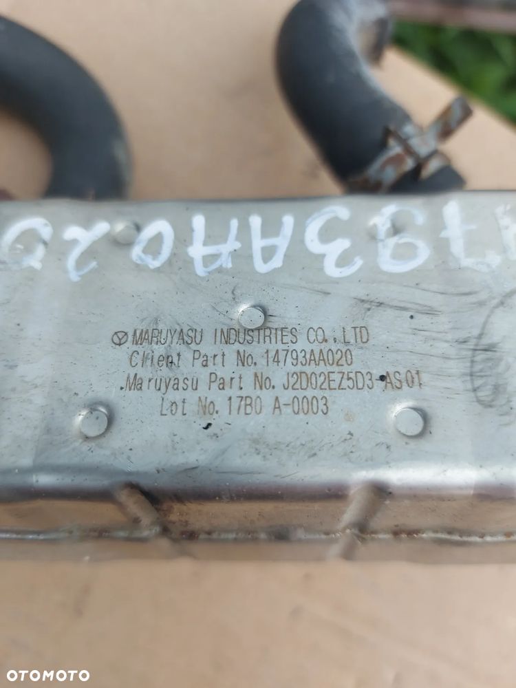 Chłodnica spalin Subaru Legacy V 2.0d 14793AA020 J2D02EZ5D3 - 5