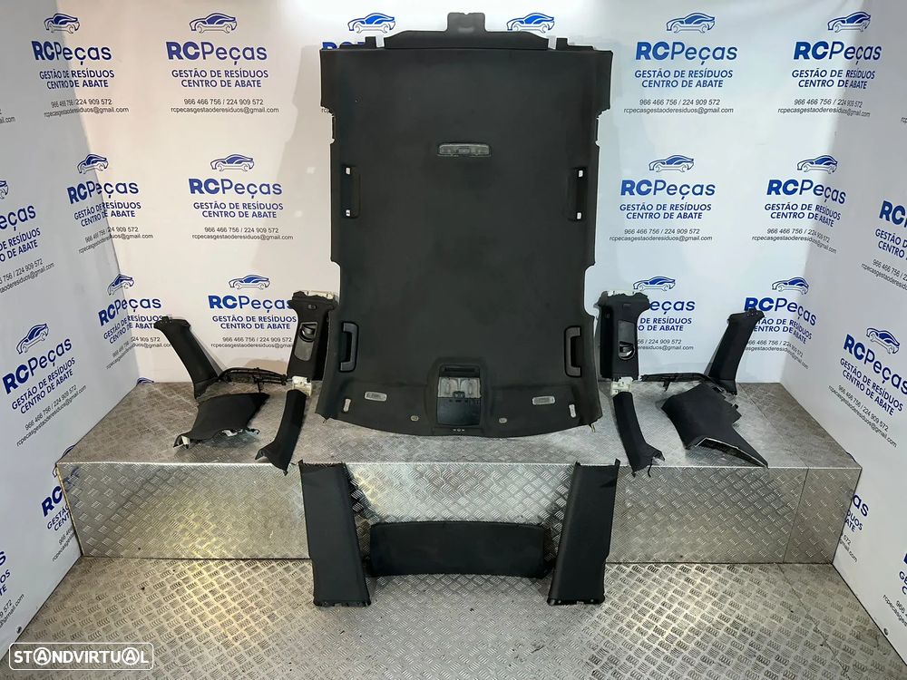 .Conjunto Interior Tecto Cúpula Preto Original Audi A3 8P Sline 5 Portas 2003 - 2013 - 1