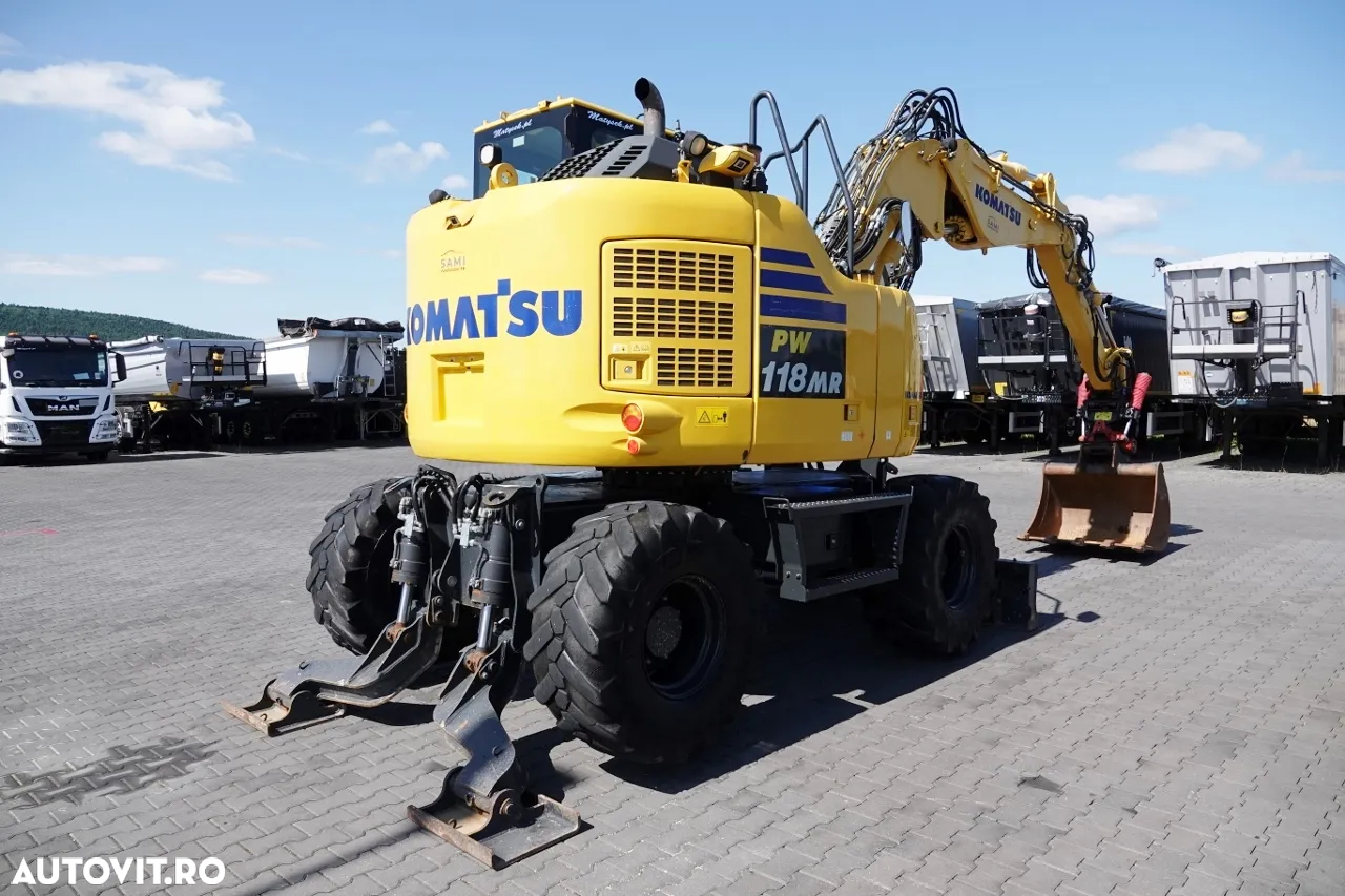 Komatsu PW 118 MR / EXCAVATOR PE ROȚI / 2019 / ROTARE ÎN ȘI ÎNĂLȚIME / CAMERĂ / CONTRACT DE SERVICE POST-SERVICE - 5