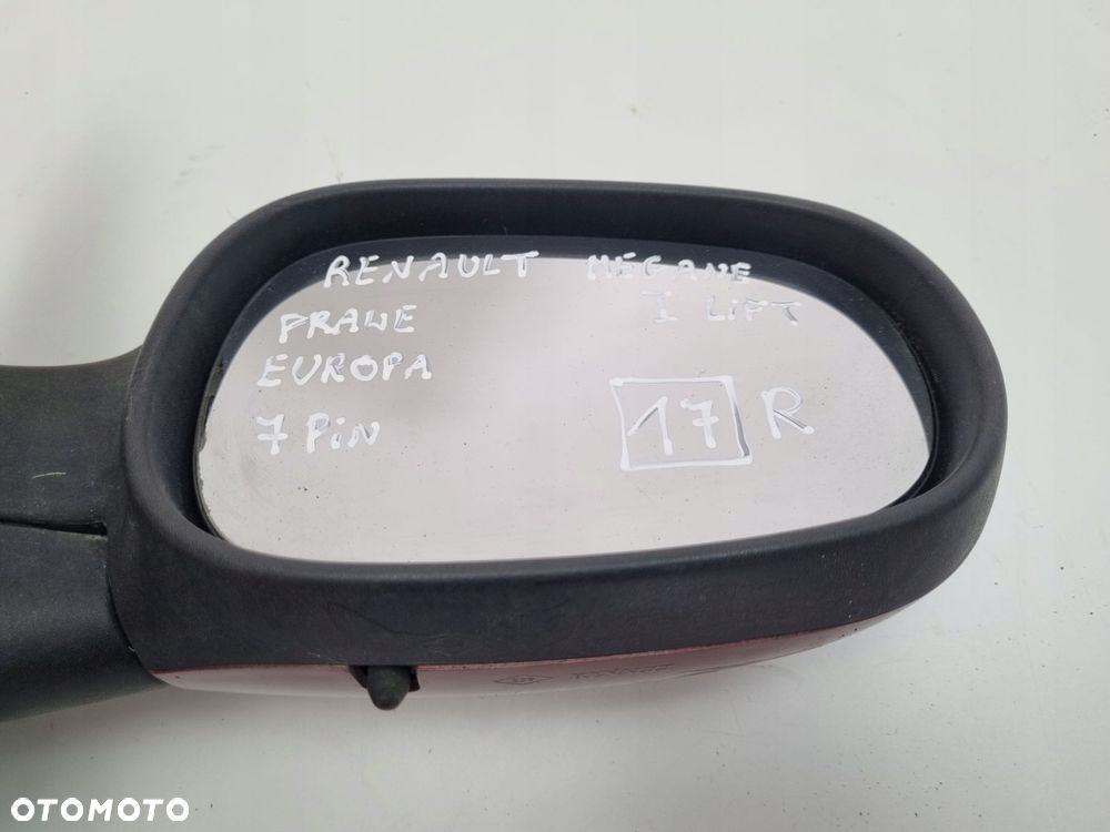 LUSTERKO Renault Megane I lift 99-03r _ PRAWE PASAŻERA 7 Pin kabli EUROPA - 4