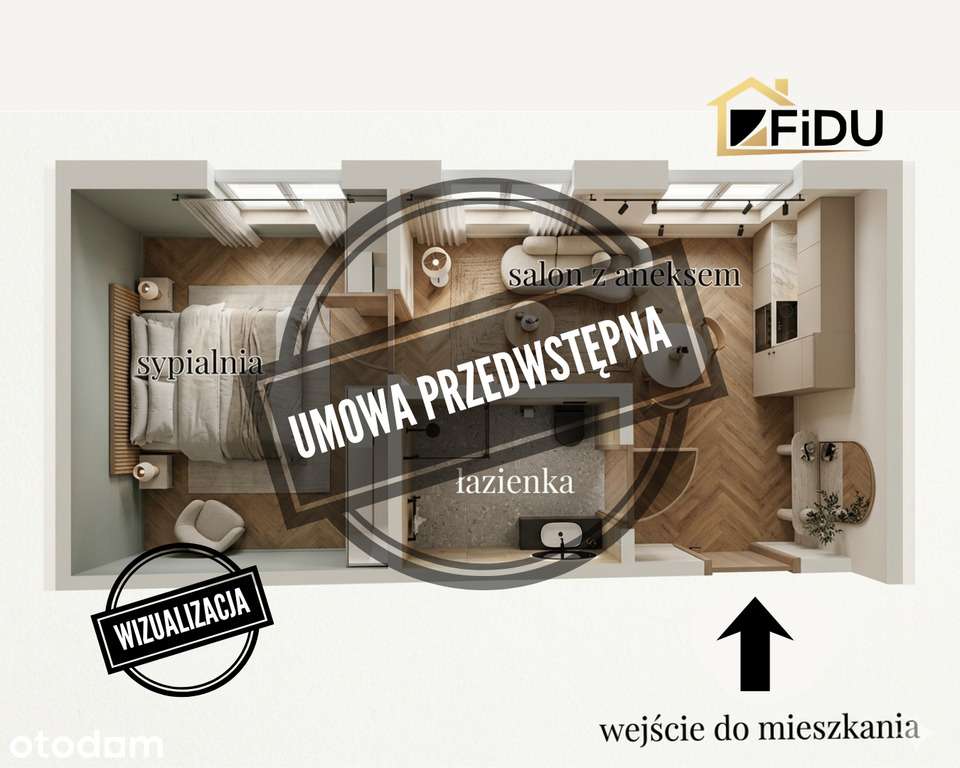 Elbląg, Powstańców Warszawskich 36,4m2 2 pokoje