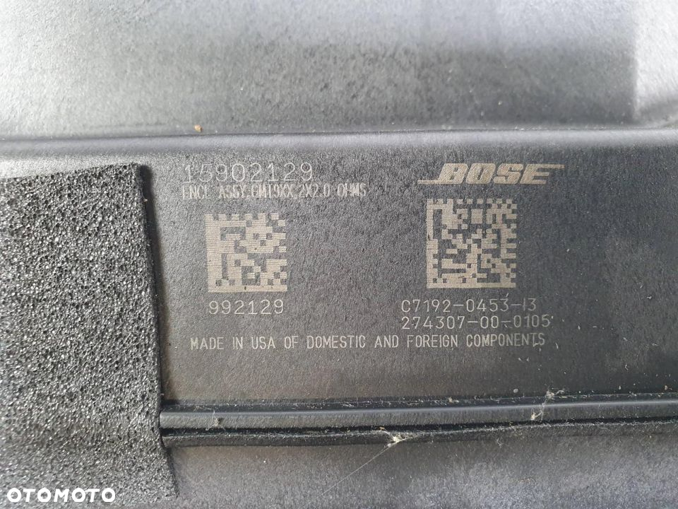 GŁOŚNIKI ZESTAW GMC YUKON XL BOSE ESCALADE - 5