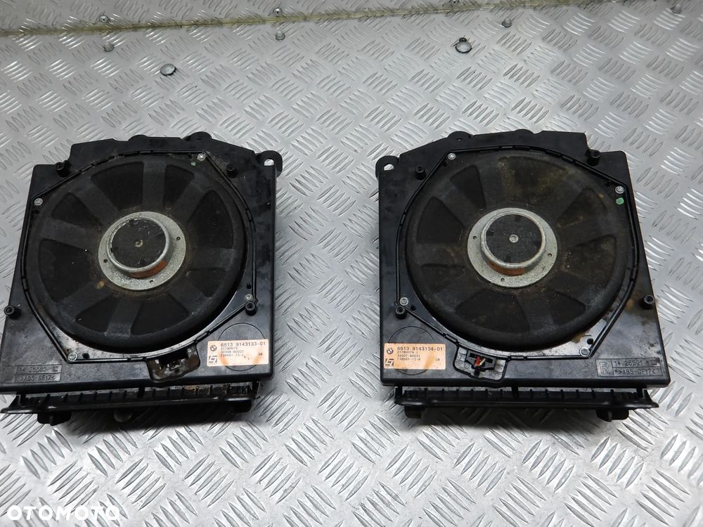 BMW E60 LIFT 07-10 GŁOŚNIK NISKOTONOWY PRAWY LEWY 9143133 - 1