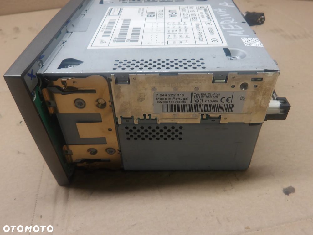 OPEL MERIVA A I LIFT 05-10 1.7CDTI RADIO 13190853 - 5