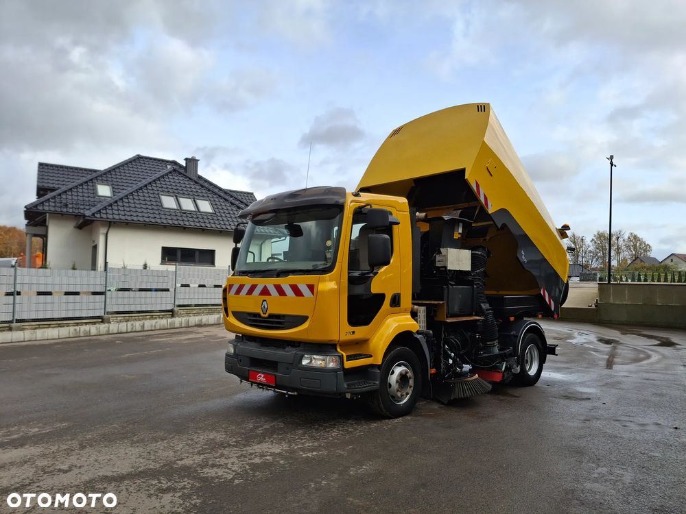 Renault Midlum 270 DXI Zamiatarka Schmidt Dodatkowy Silnik W Zabudowie Szczotki L/R 2013 Rok EUnited PM10 Pojazd Specjalny - 17
