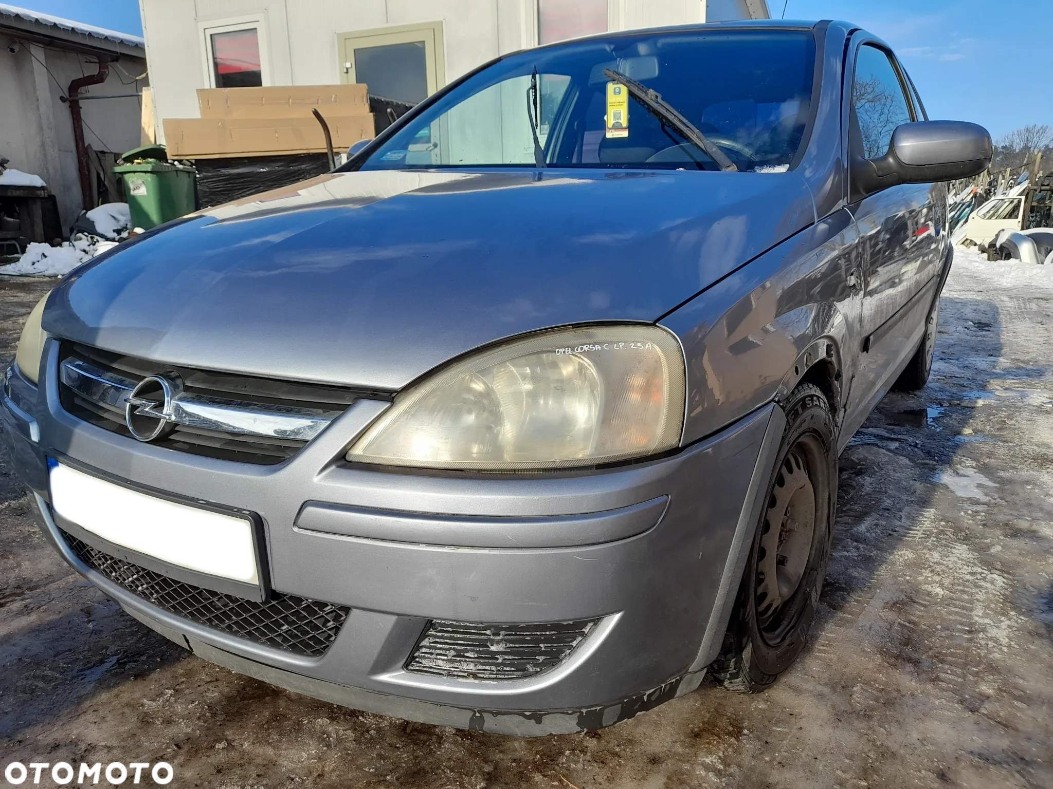 OPEL CORSA C DRZWI PRAWY PRAWE PRZÓD PRZEDNIE 4AU Z163 WERSJA 3-DRZWIOWA - 12