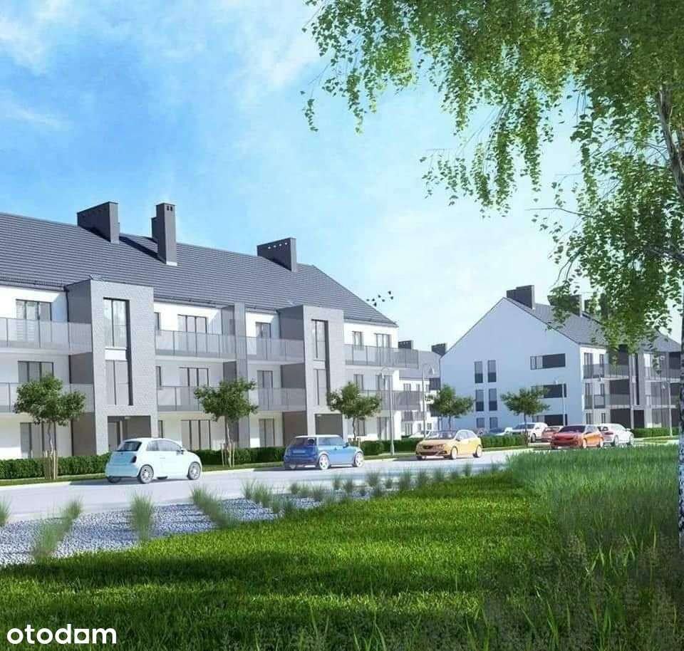 69,91 m² DWUPOZIOMOWE przy lesie + BALKON+parking
