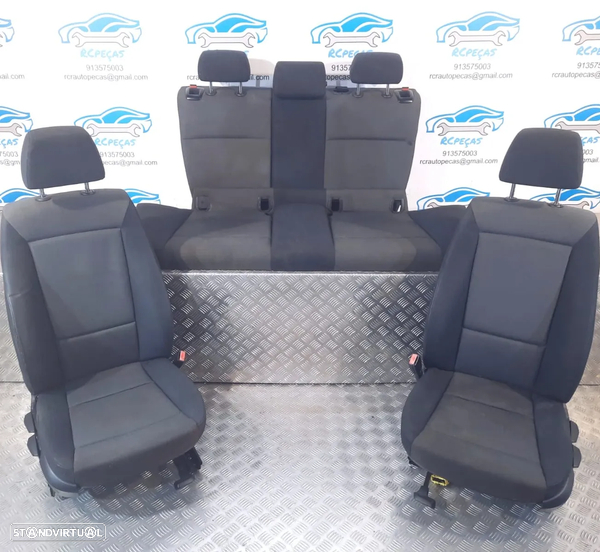 BANCO BANCOS BMW SERIE 1 E87 TECIDO ELETRICO AIRBAG FRENTE FRONTAL TRASEIRO TRÁS