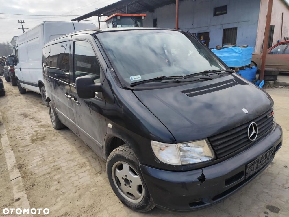 mercedes vito w638 maska zderzak lampa grill błotnik drzwi zbiornik paliwa szyba lusterko klamka - 2