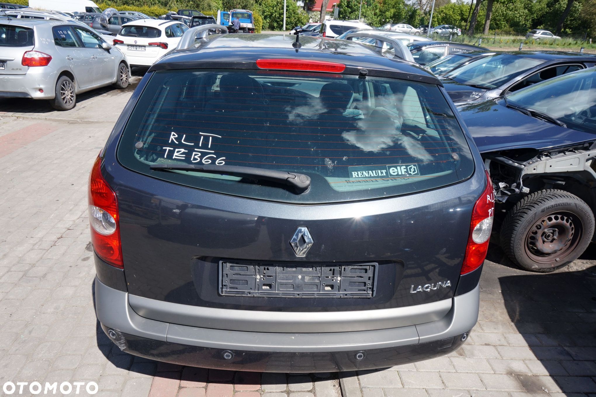 KLAPA BAGAŻNIKA TYLNA LAGUNA II PH1 KOMBI TEB66  SZARY RENAULT 2001-2005 - 1