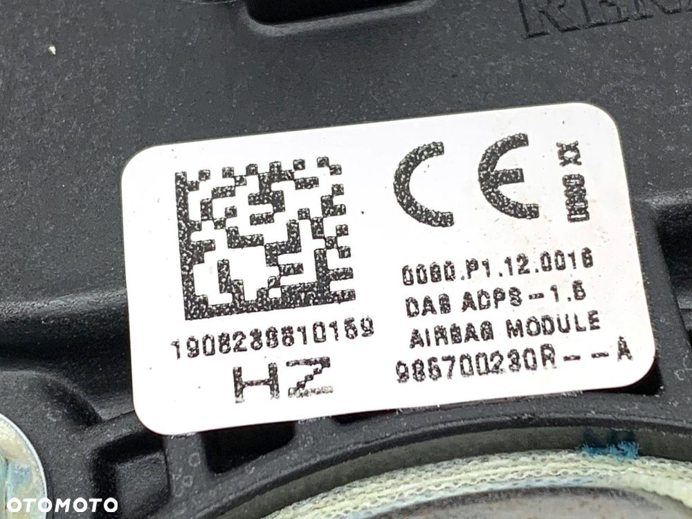 PODUSZKA POWIETRZNA KIEROWCY  RENAULT MEGANE IV sedan 2016 - 2022 1.3 TCe 140 (LVNB) 103 kW [140 KM] - 4