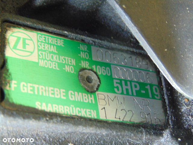 BMW 5HP19 E39 E38 SKRZYNIA AUTOMATyczna 1422916 - 2