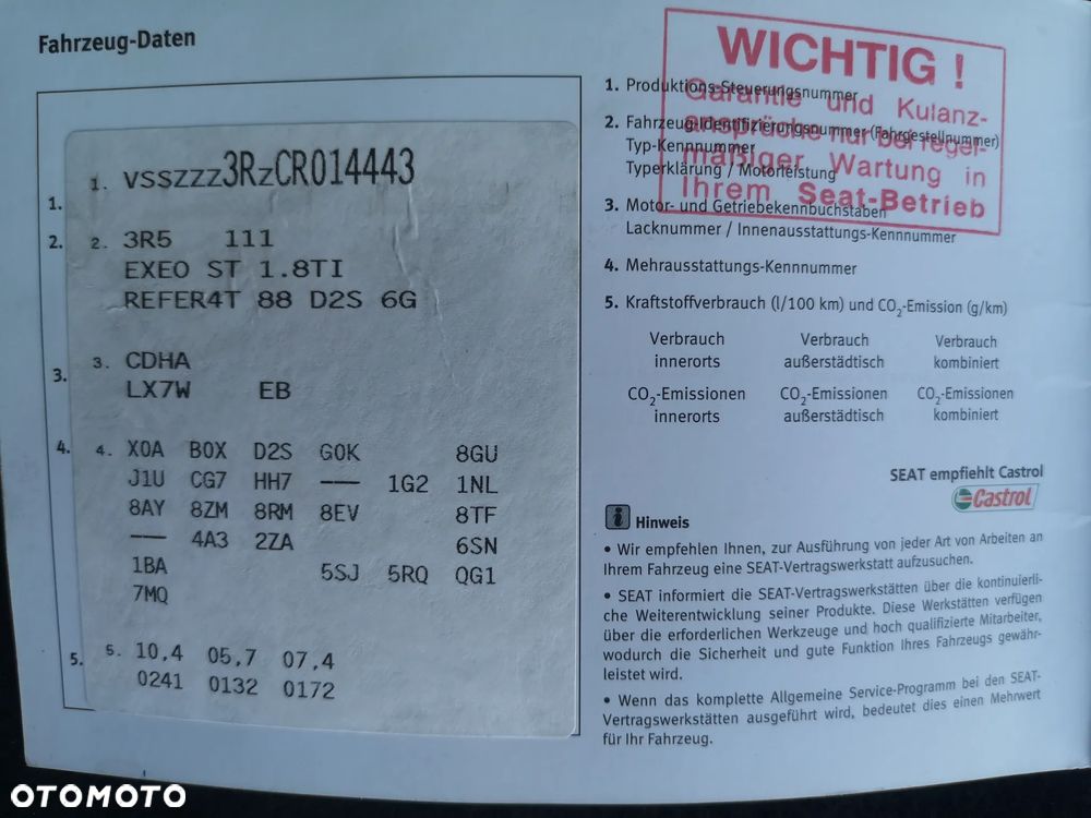 Seat Exeo ST 1.8TSI Reference - 7