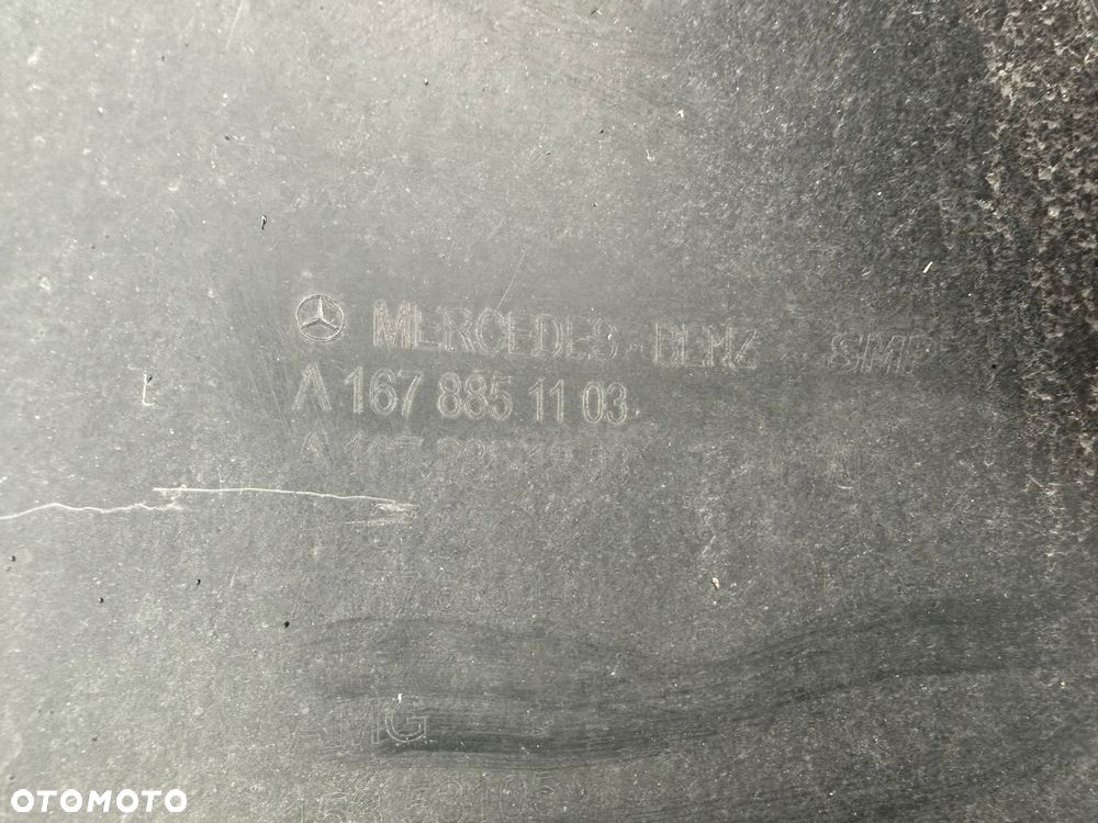 zderzak tył tylny mercedes gle w167 amg suv a1678851103 + spoiler dół cały - 7