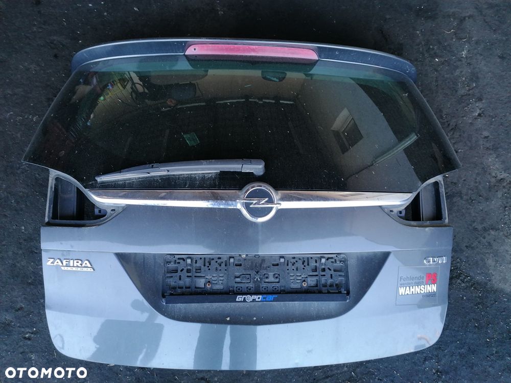 OPEL ZAFIRA C 12r KLAPA BAGAŻNIKA SZYBA TYŁ  GOŁA Z177 - 1