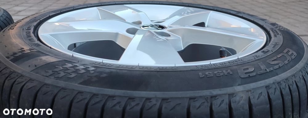 Koła Letnie Felgi Aluminiowe Oryg. Skoda Fabia III Skoda Rapid Vw Polo 16 Cali 5x100 Kumho 215/45/16 2019r 4szt. x 7,5mm Starogard Gdański Bdb !!! - 7