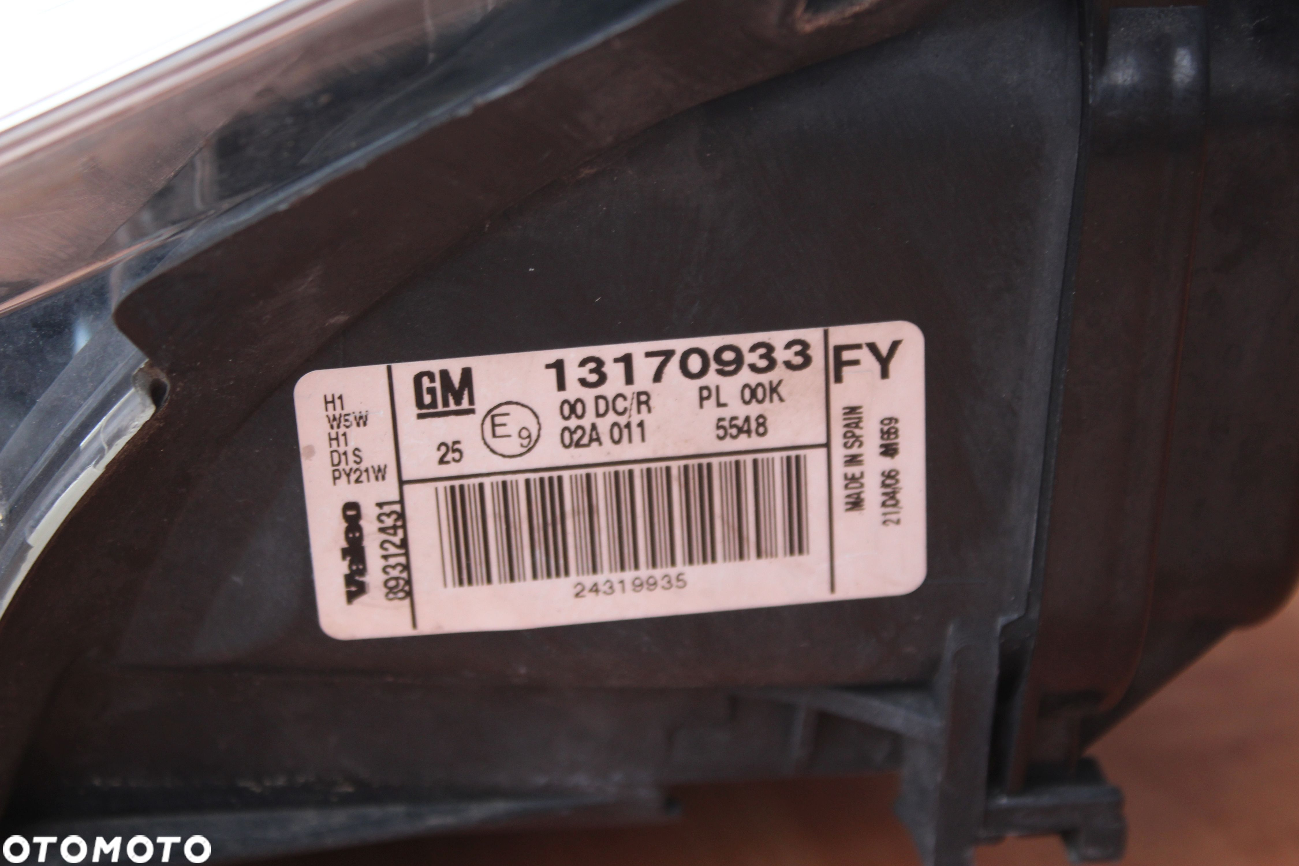 LAMPA LEWA PRZÓD PRZEDNIA LEWA BI-XENON SKRĘTNY OPEL VECTRA C SIGNUM LIFT EUROPA 13170933 - 3