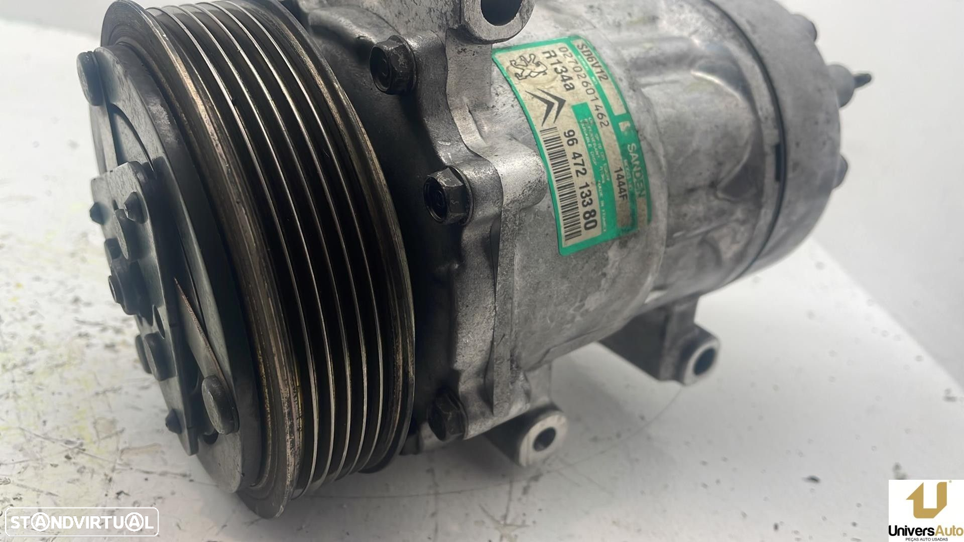 COMPRESSOR AR CONDICIONADO PEUGEOT 307 2004 -SD6V121444F - 2