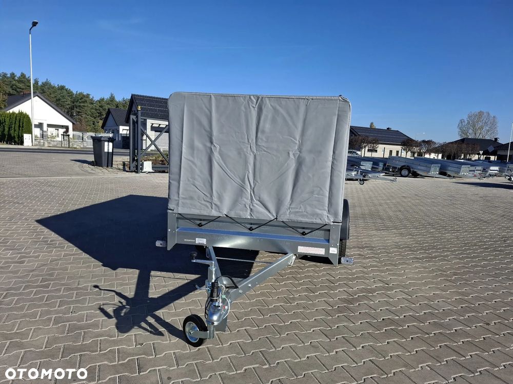 Neptun DOSTAWA Przyczepka 263x129x110cm N7-263 ptw PROMOCJA! Lekka przyczepa jednoosiowa ze stelażem i plandeką GN114 - 35
