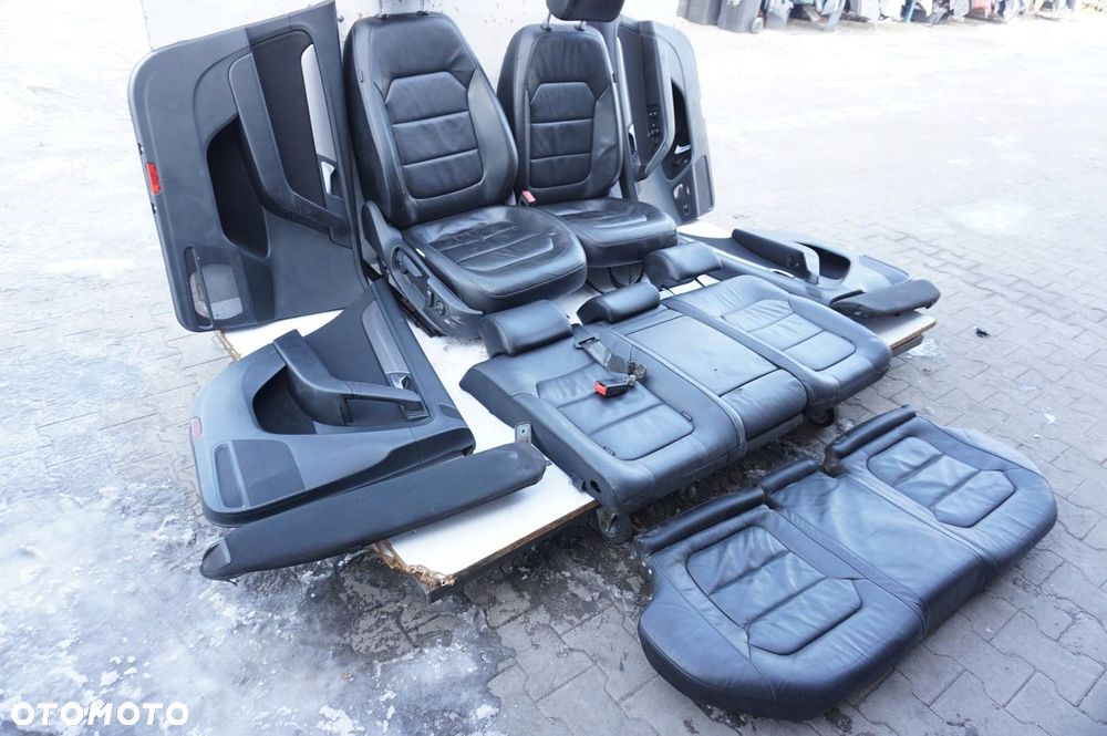 FOTELE SIEDZENIA SKÓRA VW PASSAT B7 SEDAN - 10