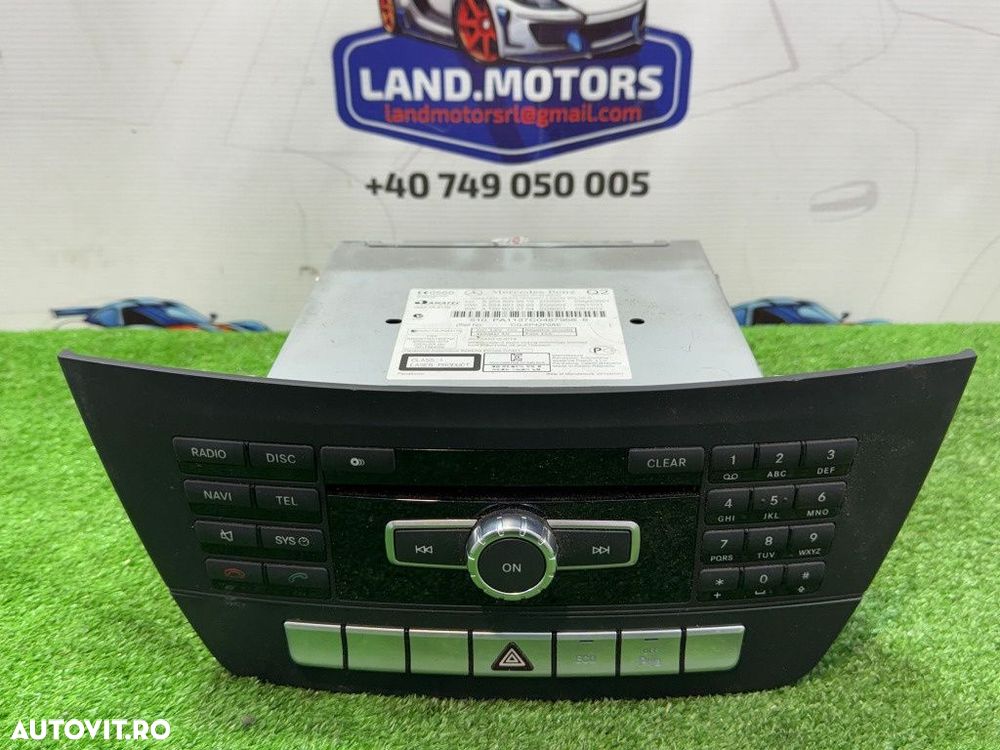 Radio cd multimedia 2013 mercedes benz c220 c204 w204 cdi c-class coupe 2.2 diesel 2008-2014 - 1