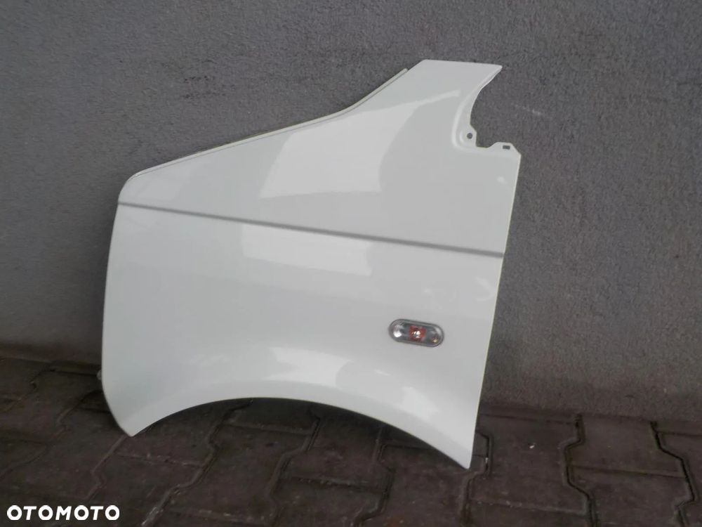 VW T5 LIFT 10- BŁOTNIK LEWY BIAŁY LB9 W KOLOR - 3