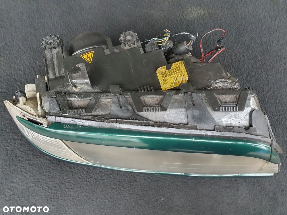 BMW E46 PRZEDLIFT REFLEKTORY LAMPY LEWA PRAWA KOMPLET EUROPA RINGI LED XENON ORYGINAŁ KOMPLETNE PRZETWORNICE KIERUNKOWSKAZY POMPKI SPRYSKIWACZY - 4