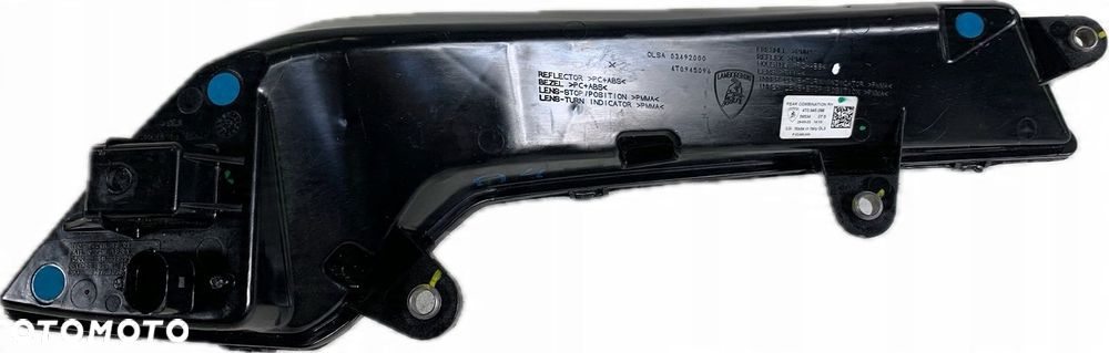 A4 LAMBORGHINI HURACAN LAMPA PRAWA TYLNA TYŁ EU 4T0945096 - 9