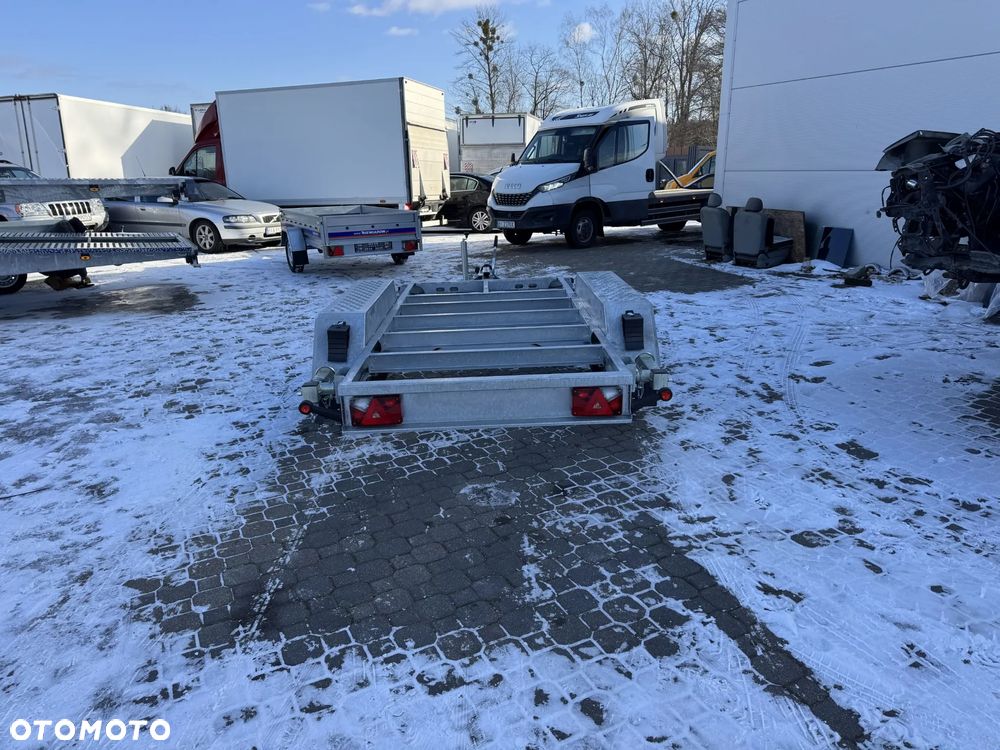 Niewiadów pod agregat prądotwórczy nowa przyczepa 2700kg 307x134cm FV 23% - 11