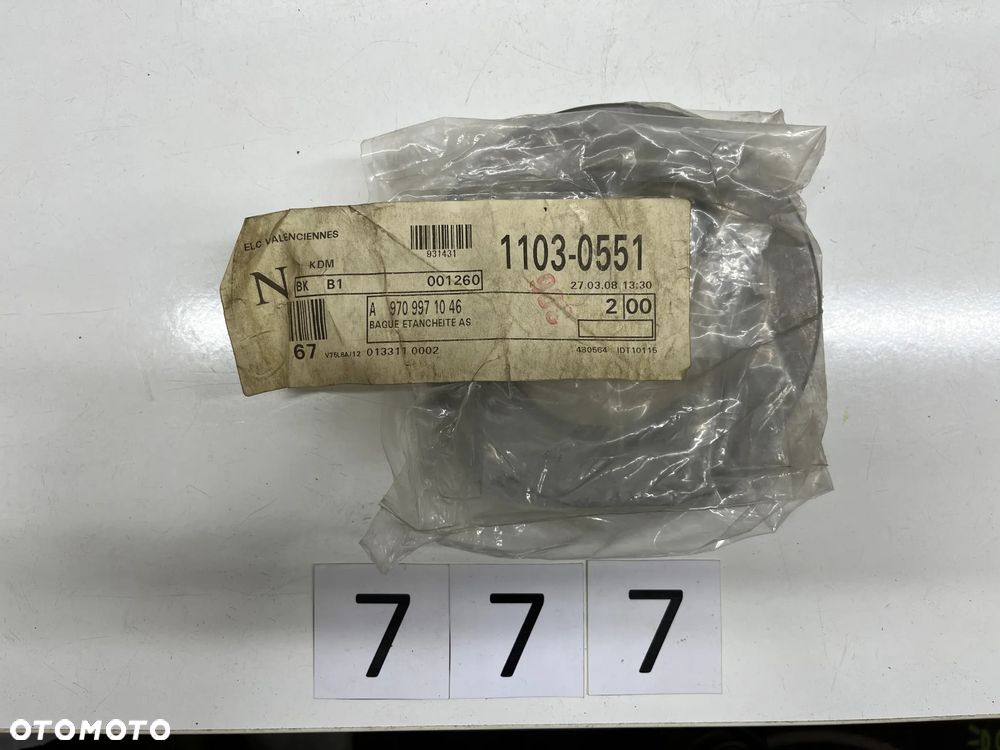 Uszczelniacz pierścień piasty koła Mercedes Actros Atego Axor przód 9709971046 - 3