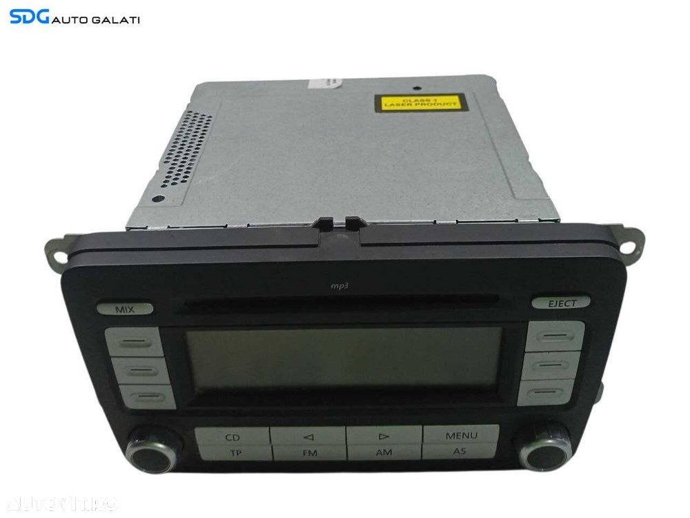 Unitate Radio CD Player Volkswagen Touran 1T1 1T2 2003 - 2010 Cod 1K0035186AP [LR1086] - 4