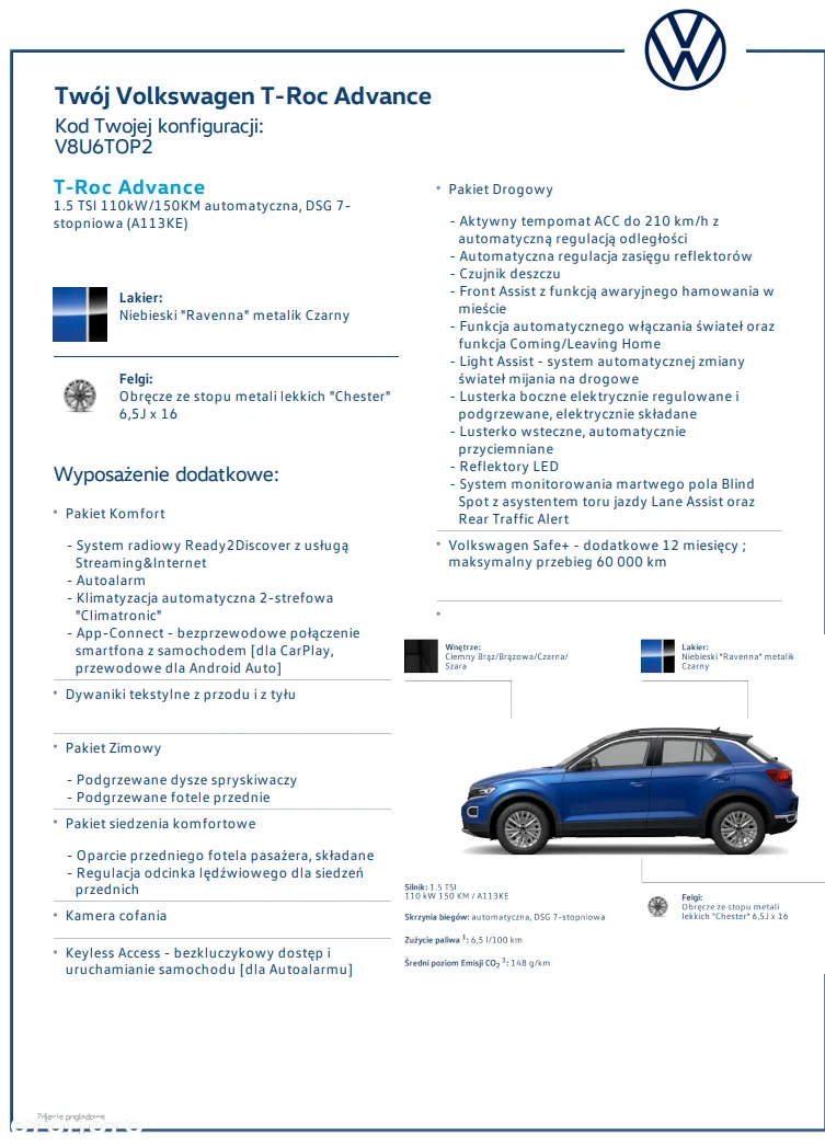 Volkswagen T-Roc 1.5 TSI ACT Advance DSG - 16