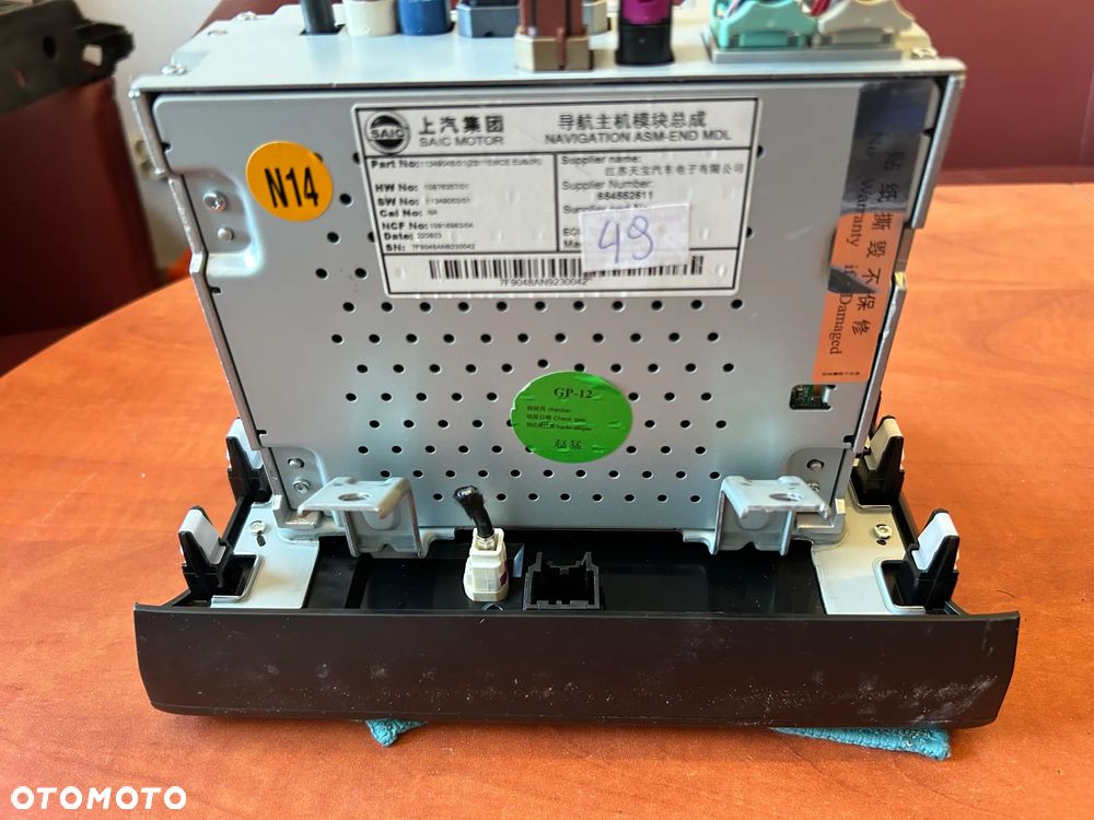 WYŚWIETLACZ NAWIGACJI 10976357 MG ZS LIFT - 5