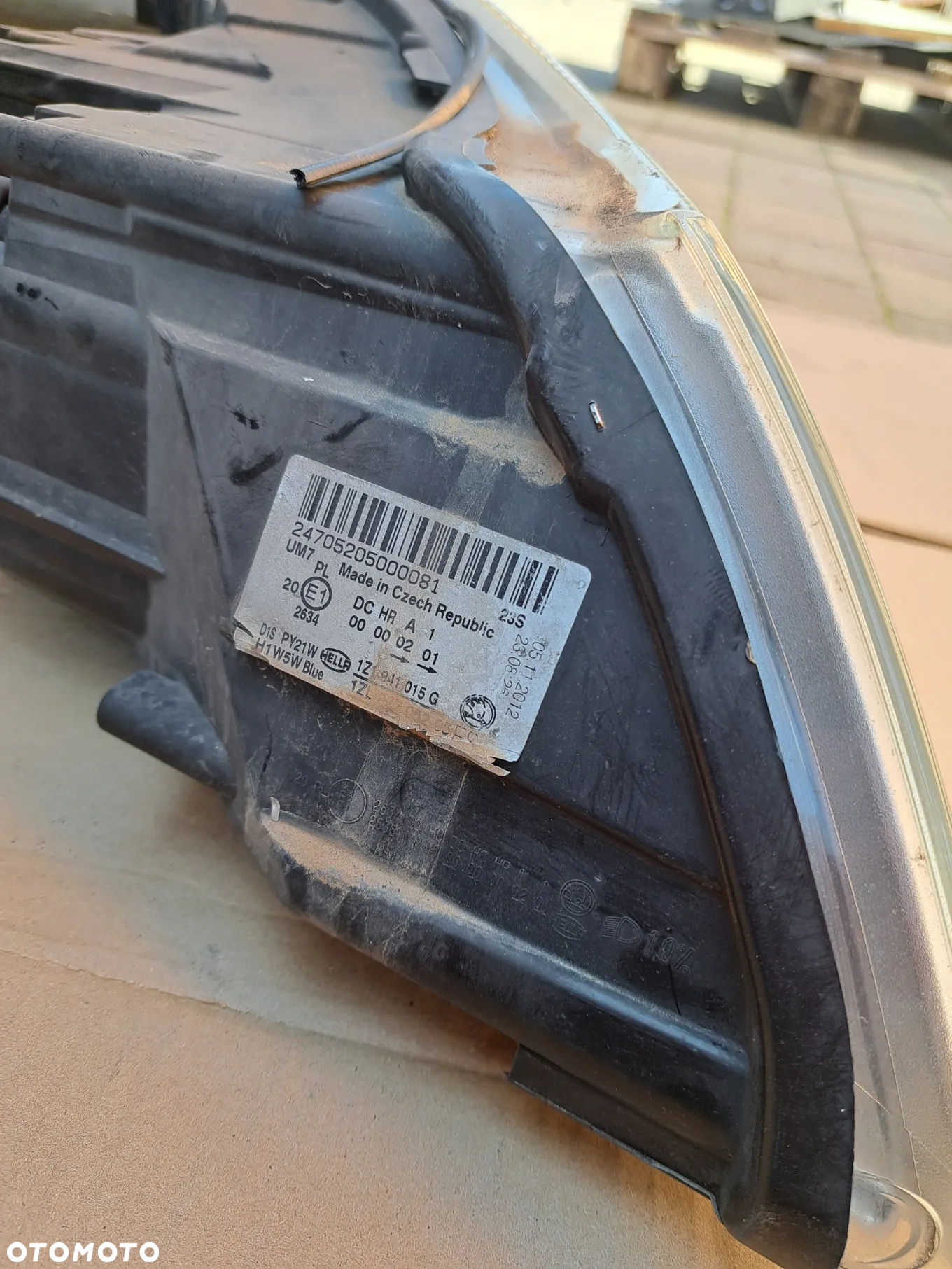 Skoda Octavia II lift lampa lewa xsenon1Z1941015G - 4