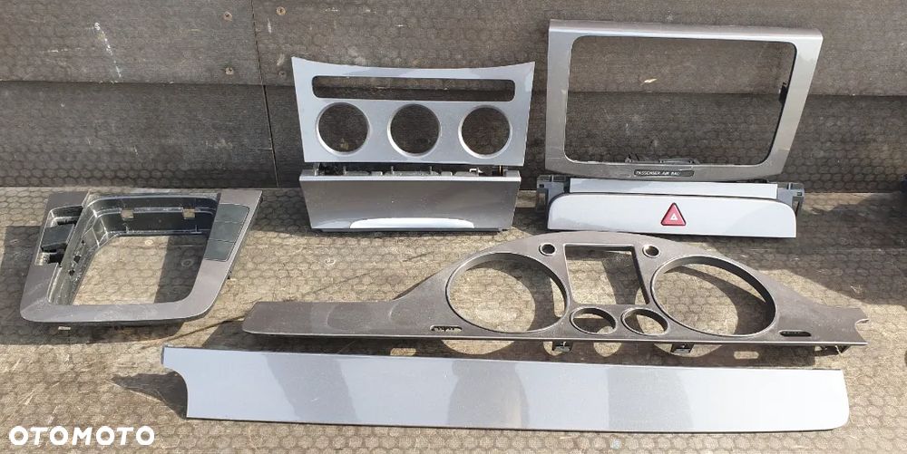 DEKORY LISTWY RAMKA KONSOLI KOMPLET VW PASSAT B6 - 1