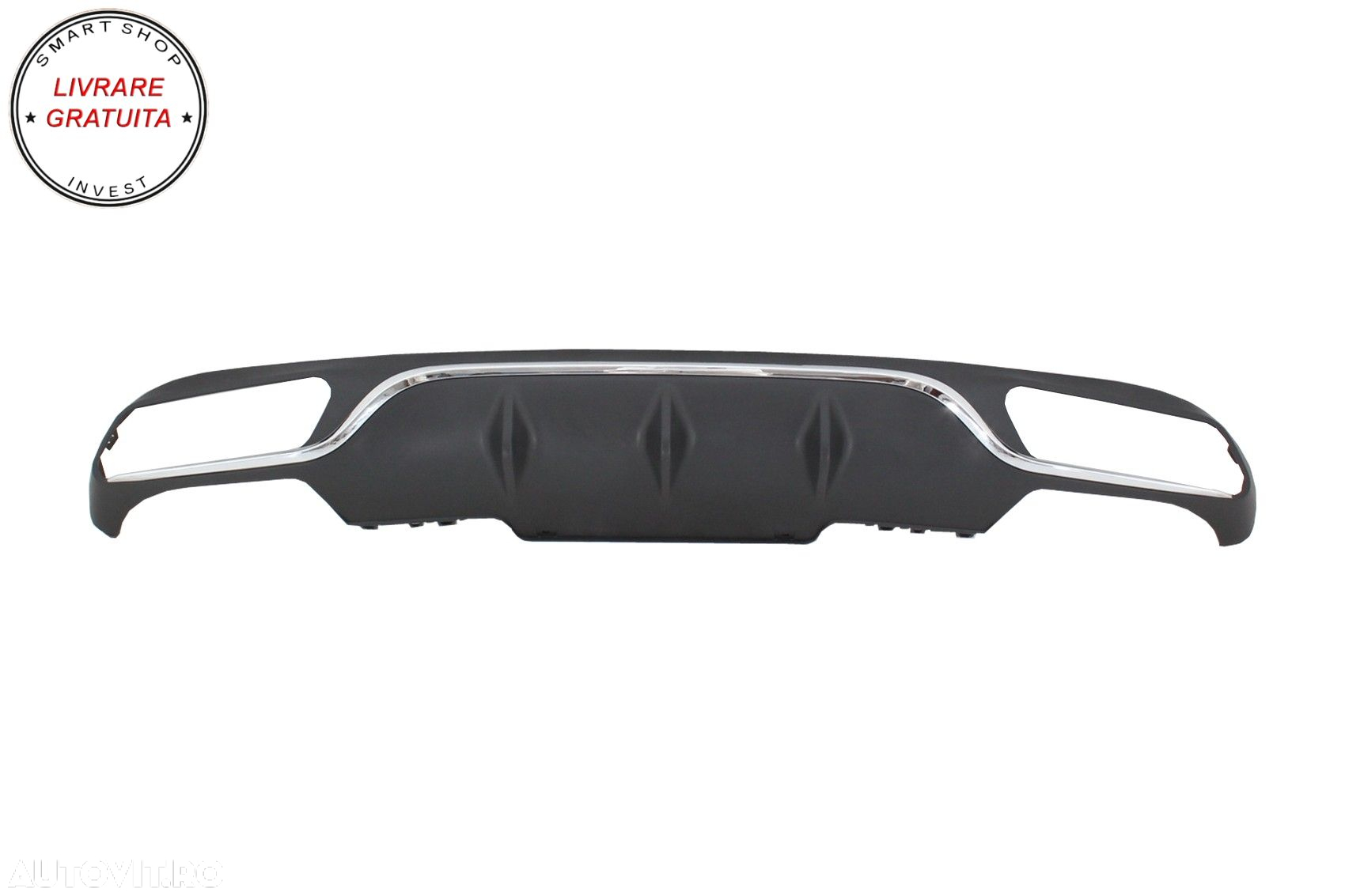 Difuzor Bara Spate cu Ornamente Tobe Mercedes E-Class W213 S213 Standard (2016-201- livrare gratuita - 3