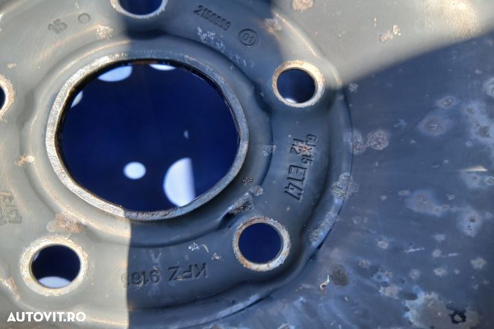 Jante tabla cu anvelope 15 - set 195/65 R15 KBA43737 2150959 6JX15H2 - 6