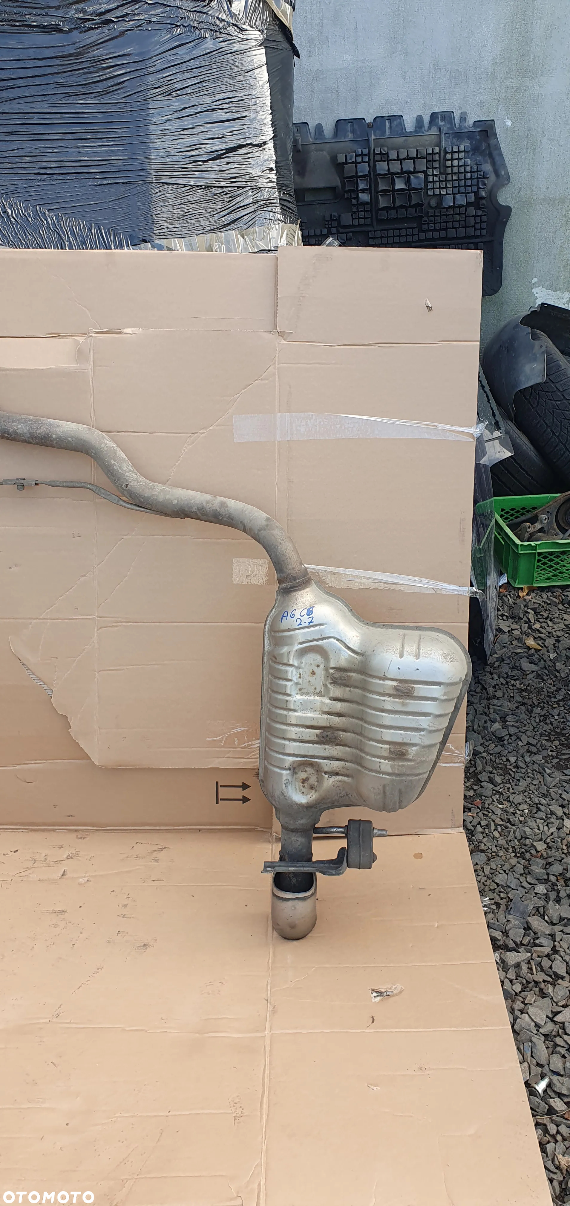Tłumik końcowy wydech tłumiki Audi A6 C6 2.7 TDI 3.0 TDI 4F0253612AA 4F0253611AA - 6