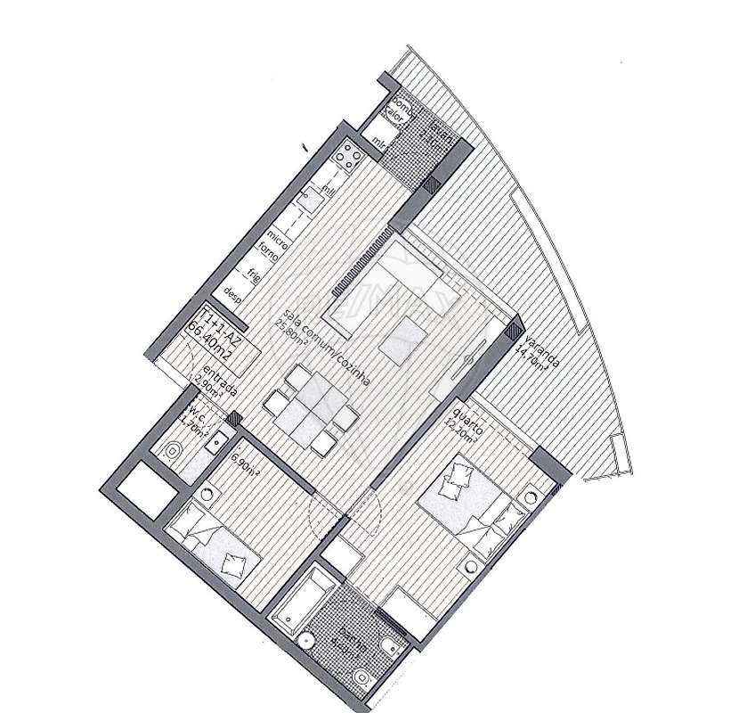 Apartamento T1 para venda - Grande imagem: 5/7
